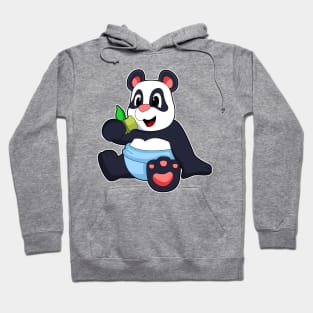 Panda as Baby with Bambus Hoodie